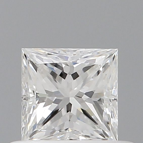 0.43 carat E-VVS2 Natūralus Princess Deimantas (1)