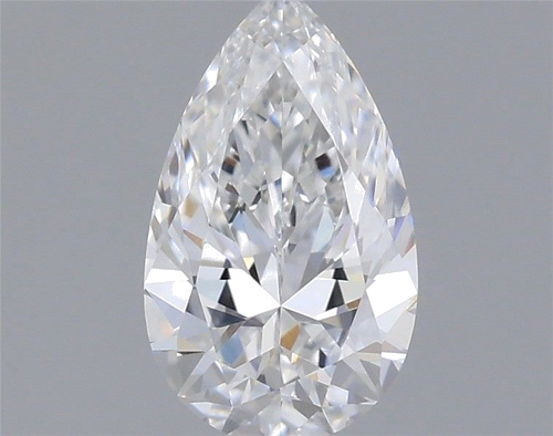 0.5 carat E-VVS1 Natūralus Pear Deimantas (1)