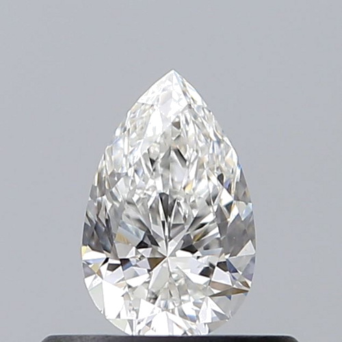 0.39 carat F-VS1 Natūralus Pear Deimantas (1)