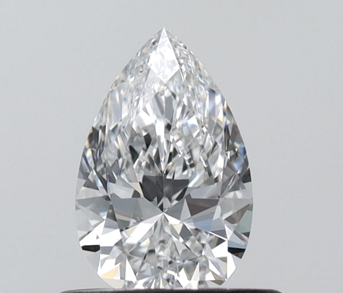 0.51 carat E-VVS1 Natūralus Pear Deimantas (1)