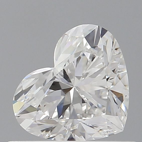 0.6 carat F-VVS2 Natūralus Heart Deimantas (1)