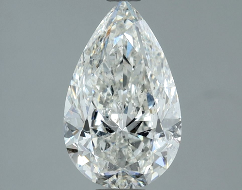 1.8 carat H-SI2 Natūralus Pear Deimantas (1)