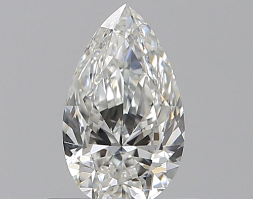 0.47 carat G-VVS2 Natūralus Pear Deimantas (1)