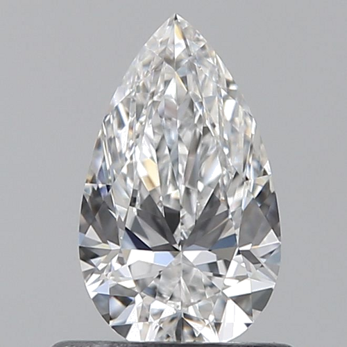 0.6 carat E-VVS2 Natūralus Pear Deimantas (1)