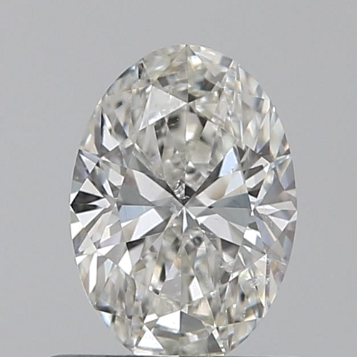 0.6 carat H-SI1 Natūralus Oval Deimantas (1)
