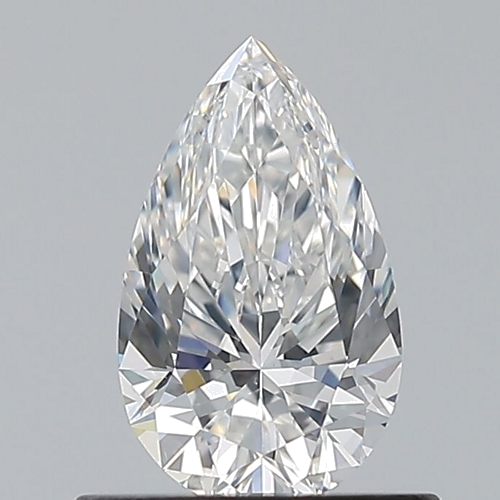 0.6 carat E-VS2 Natūralus Pear Deimantas (1)