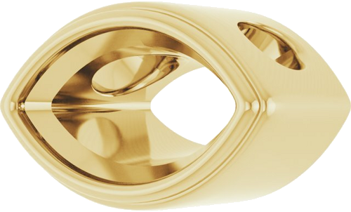 Pakabukas „Bezel-Set Solitaire“ 14k yellow gold Marquise 8mm x 4mm (2)