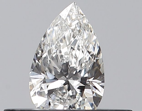 0.24 carat F-VVS1 Natūralus Pear Deimantas (1)