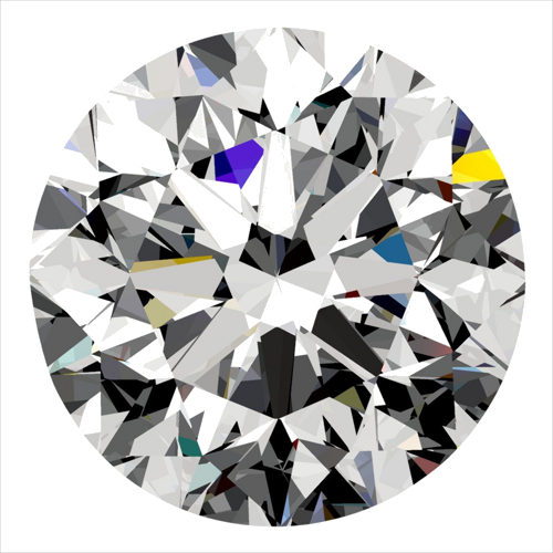 0.3 carat G-VS2 GD cut Natūralus Round Deimantas (1)