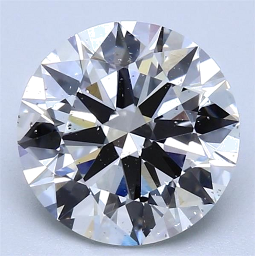 2.2 carat G-SI1 Excellent cut Natūralus Round Deimantas (1)