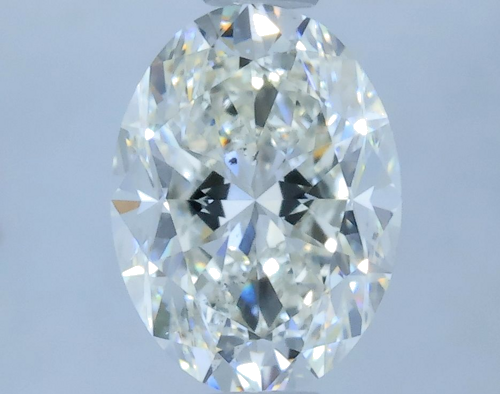 0.9 carat H-SI1 Natūralus Oval Deimantas (1)
