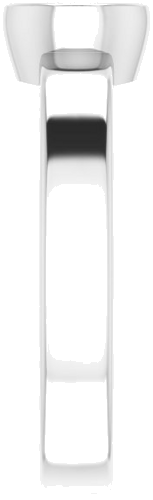 Sužadėtuvių Žiedas „Solitaire“ 585 Baltojo Aukso Round 5.2mm (4)