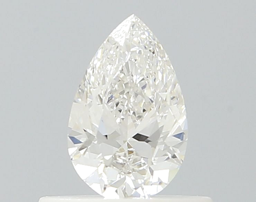 0.4 carat G-VVS1 Natūralus Pear Deimantas (1)