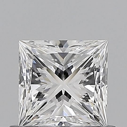 0.66 carat D-VS2 Natūralus Princess Deimantas (1)