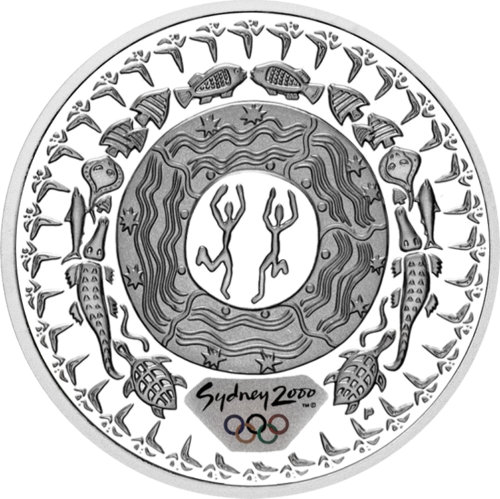 2000 Sydney Olympics Sea Dreaming Festival Australia Silver Coin (1)