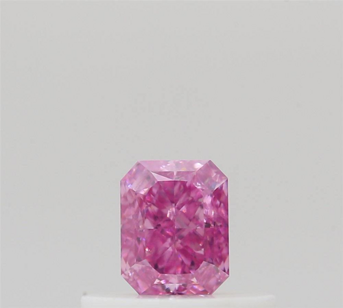 0.31 carat Fancy Vivid Purplish Pink-VS2 Natūralus Radiant Deimantas (1)