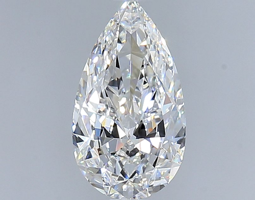 0.9 carat D-VS1 Natūralus Pear Deimantas (1)