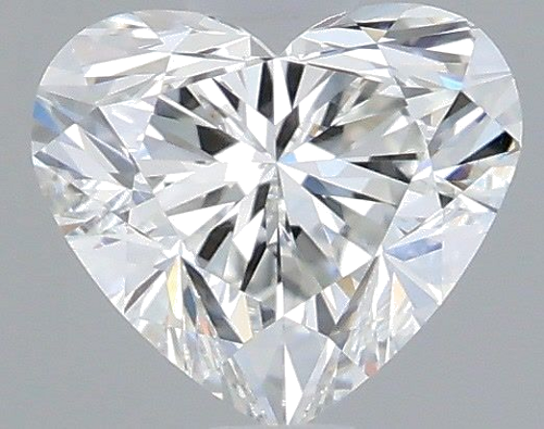0.6 carat G-VS2 Natūralus Heart Deimantas (1)