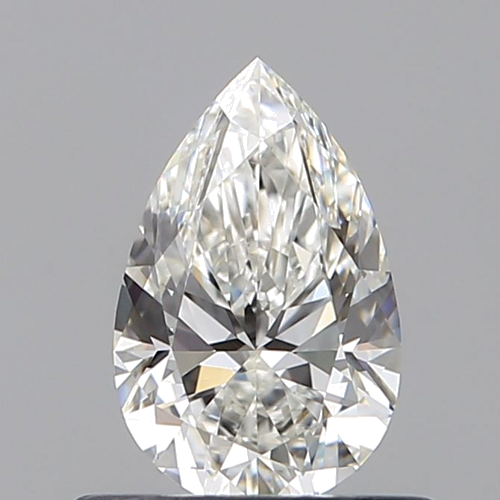 0.6 carat G-VVS2 Natūralus Pear Deimantas (1)