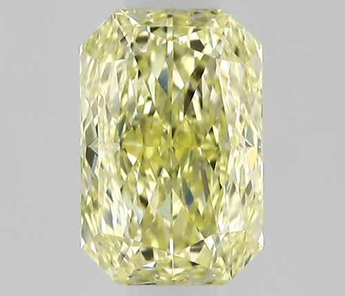 0.5 carat Fancy Light Yellow-VVS2 Natūralus Radiant Deimantas (1)