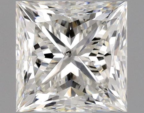 1.01 carat I-SI2 Natūralus Princess Deimantas (1)