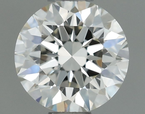 0.52 carat K-VVS2 Excellent cut Natūralus Round Deimantas (1)