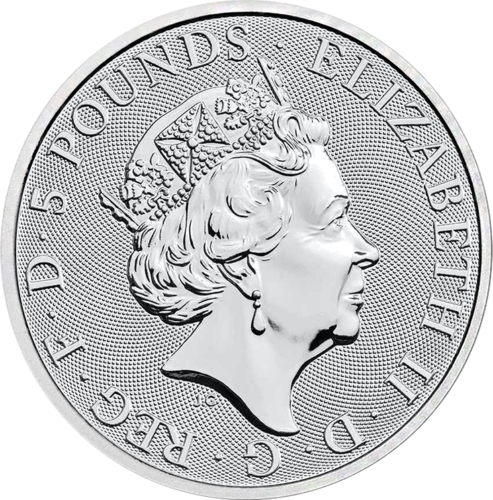 2 oz Tudor Beasts Yale of Beaufort 2023 Great Britain Silver Coin (2)