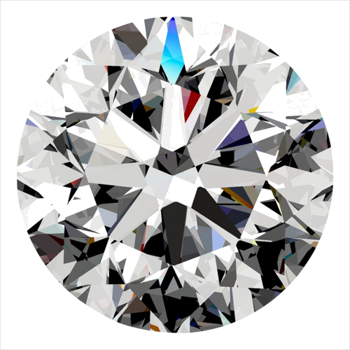 0.4 carat E-SI1 Very Good cut Natūralus Round Deimantas (1)