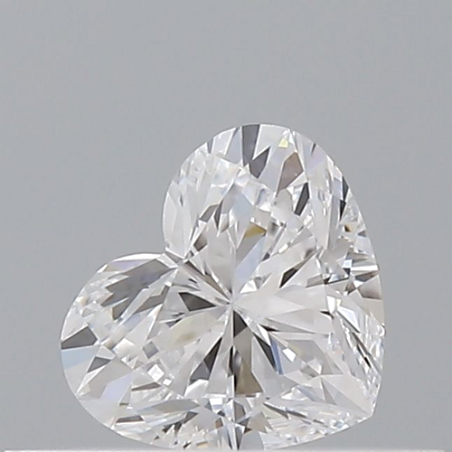 0.32 carat D-VVS1 Natūralus Heart Deimantas (1)