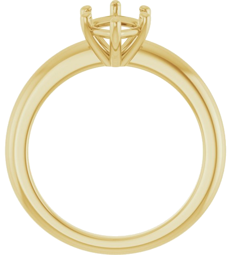 Sužadėtuvių Žiedas 14k yellow gold Marquise 12mm x 6mm (2)