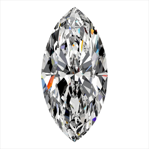 0.4 carat I-SI1 Natūralus Marquise Deimantas (1)