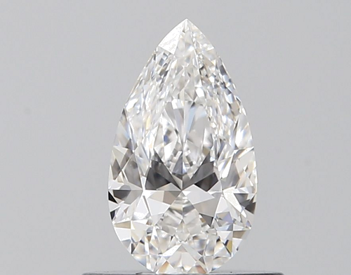 0.5 carat E-VS1 Natūralus Pear Deimantas (1)