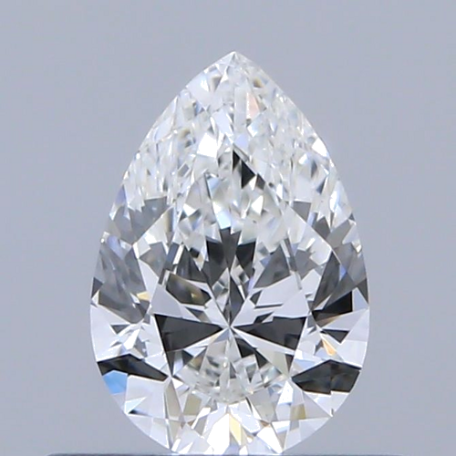 0.4 carat F-VS1 Natūralus Pear Deimantas (1)