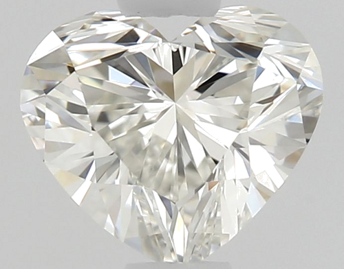 0.53 carat I-VVS2 Natūralus Heart Deimantas (1)