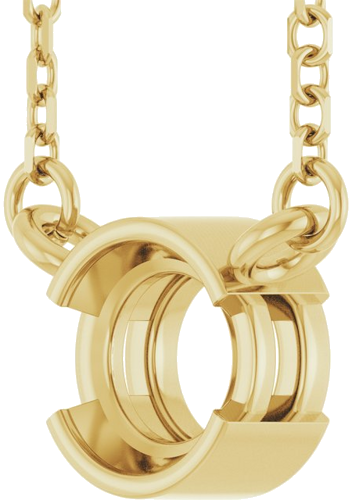 Pakabukas „Half-Bezel Solitaire“ 14k yellow gold Round 5mm (2)
