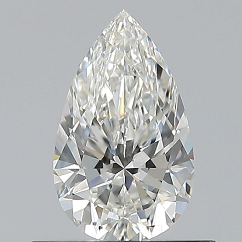 0.53 carat H-VVS2 Natūralus Pear Deimantas (1)