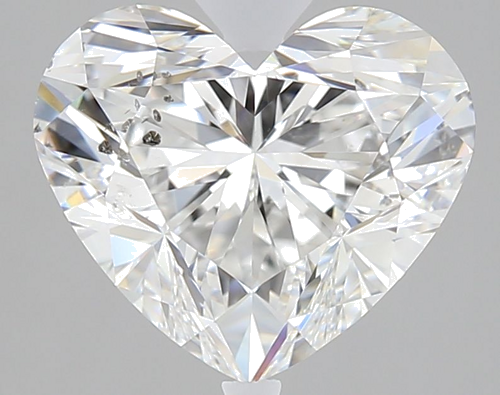 3.08 carat F-SI2 Natūralus Heart Deimantas (1)