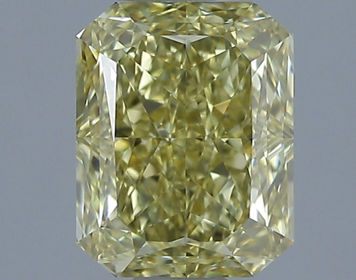 1.03 carat Fancy Yellow-VS2 Natūralus Radiant Deimantas (1)