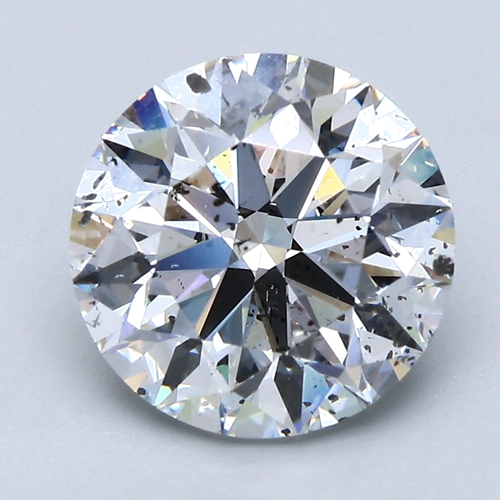 3.52 carat E-SI2 Excellent cut Natūralus Round Deimantas (1)