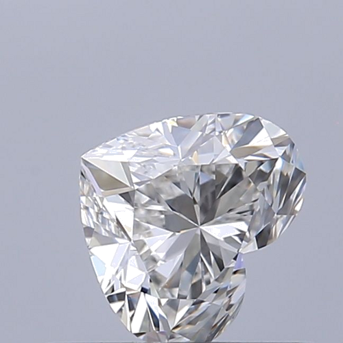 0.5 carat G-VVS1 Natūralus Heart Deimantas (1)