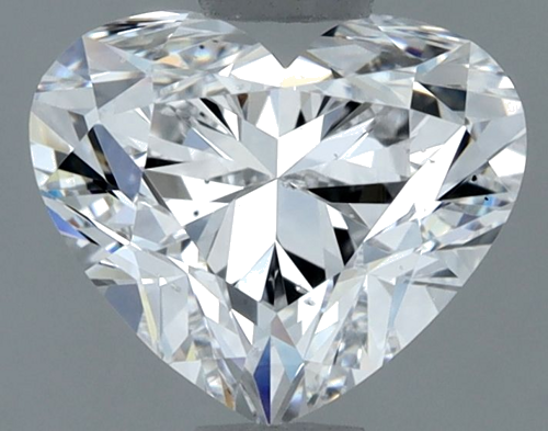 1.31 carat E-SI2 Natūralus Heart Deimantas (1)