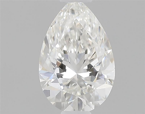 0.3 carat F-VVS2 Natūralus Pear Deimantas (1)