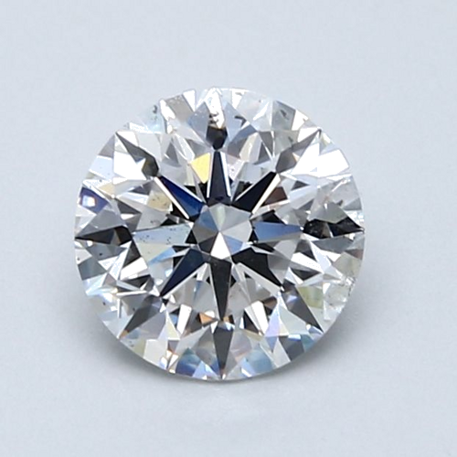 1.3 carat D-SI1 Excellent cut Natūralus Round Deimantas (1)