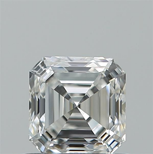 0.7 carat F-VVS2 Natūralus Asscher Deimantas (1)