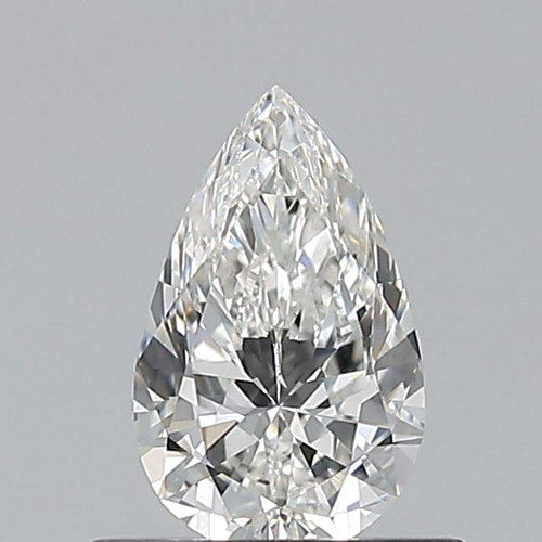 0.52 carat F-VVS1 Natūralus Pear Deimantas (1)