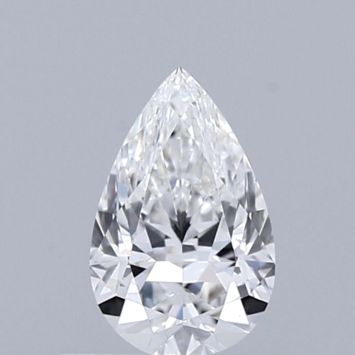 0.53 carat F-VS1 Natūralus Pear Deimantas (1)