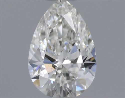 0.3 carat G-VS2 Natūralus Pear Deimantas (1)