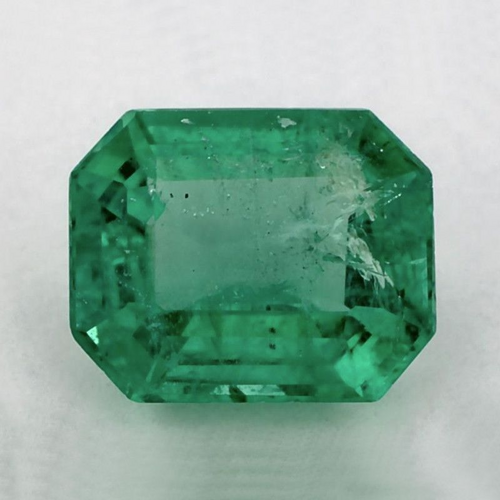 0.89 carat GREEN Octagonal Smaragdas (1)