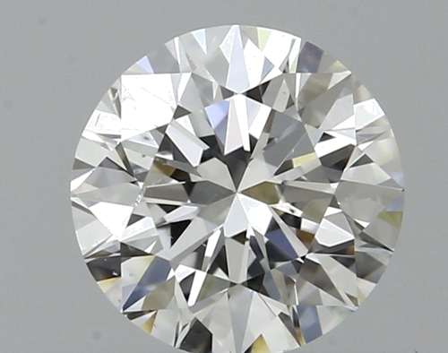 0.5 carat F-SI1 Very Good cut Natūralus Round Deimantas (1)