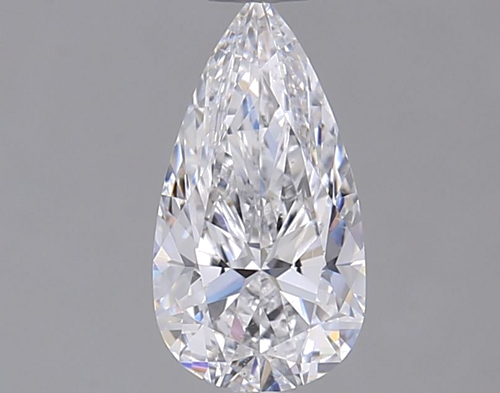 0.7 carat D-VS2 Natūralus Pear Deimantas (1)